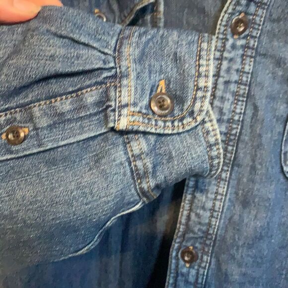 Levi’s Men’s Jean Shacket Jacket with Sherpa Lined XL Button Down Long Sleeve - Picture 6 of 14